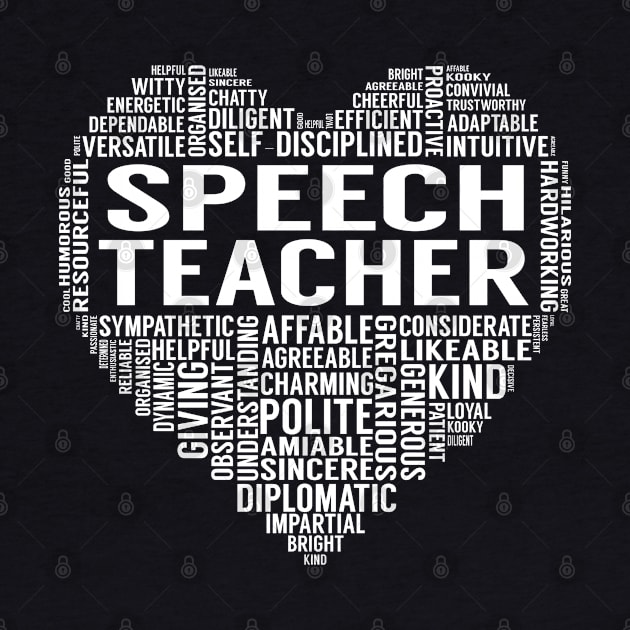 Speech Teacher Heart by LotusTee